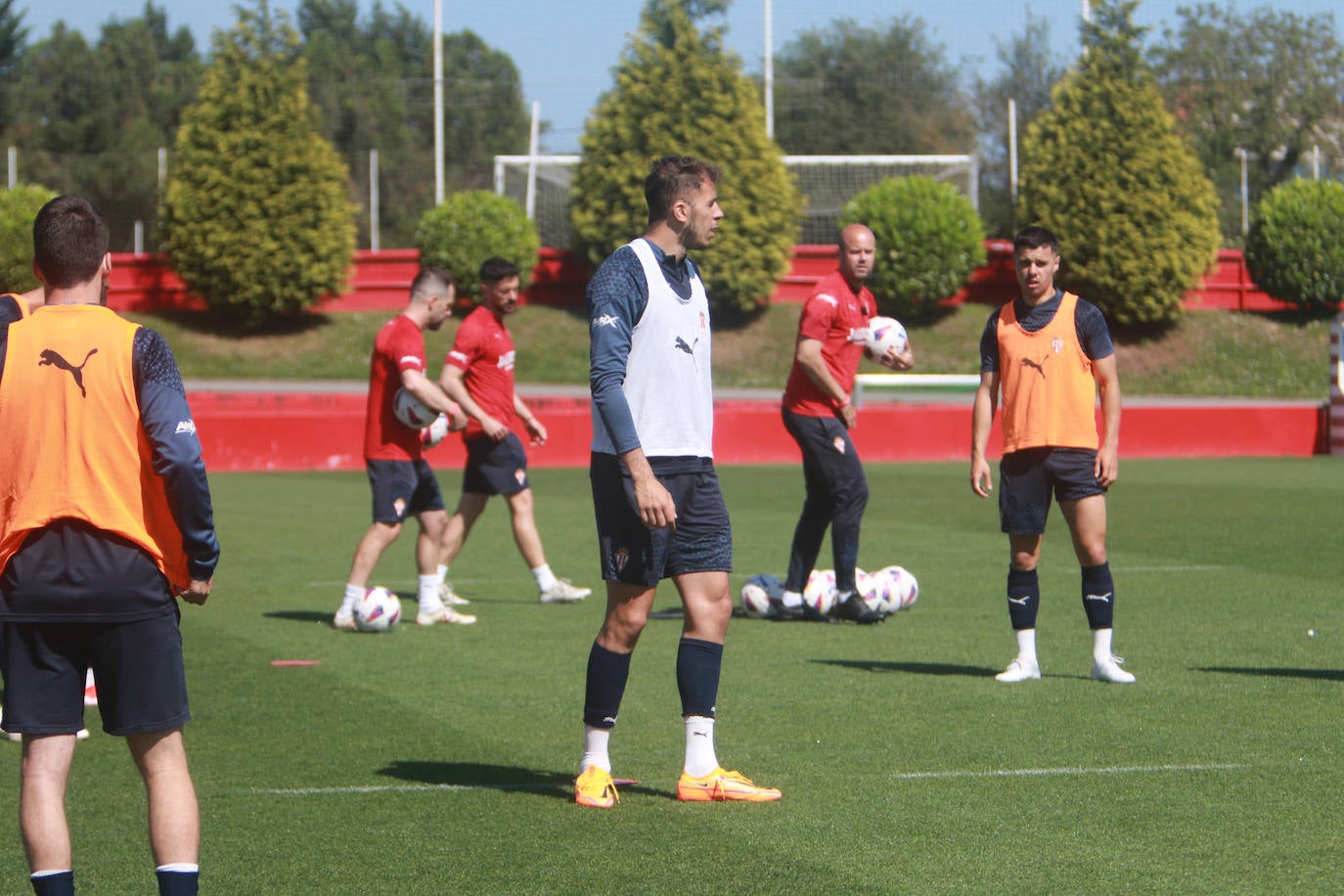 Último entrenamiento del Sporting antes de jugarse el &#039;play off&#039;