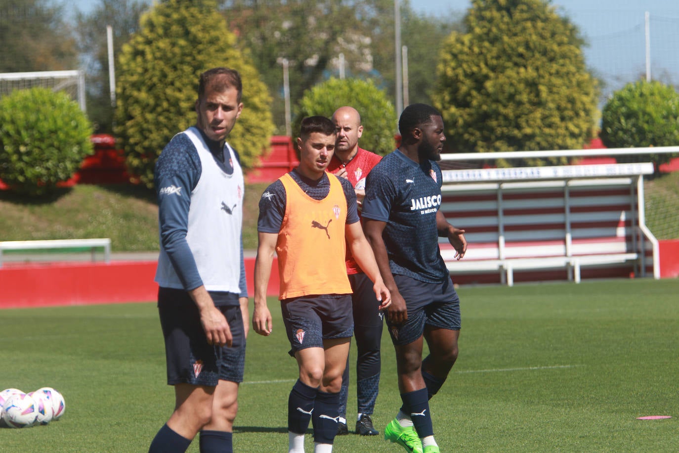 Último entrenamiento del Sporting antes de jugarse el &#039;play off&#039;