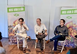 José María Figaredo, Gonzalo Centeno y Pedro Narro.