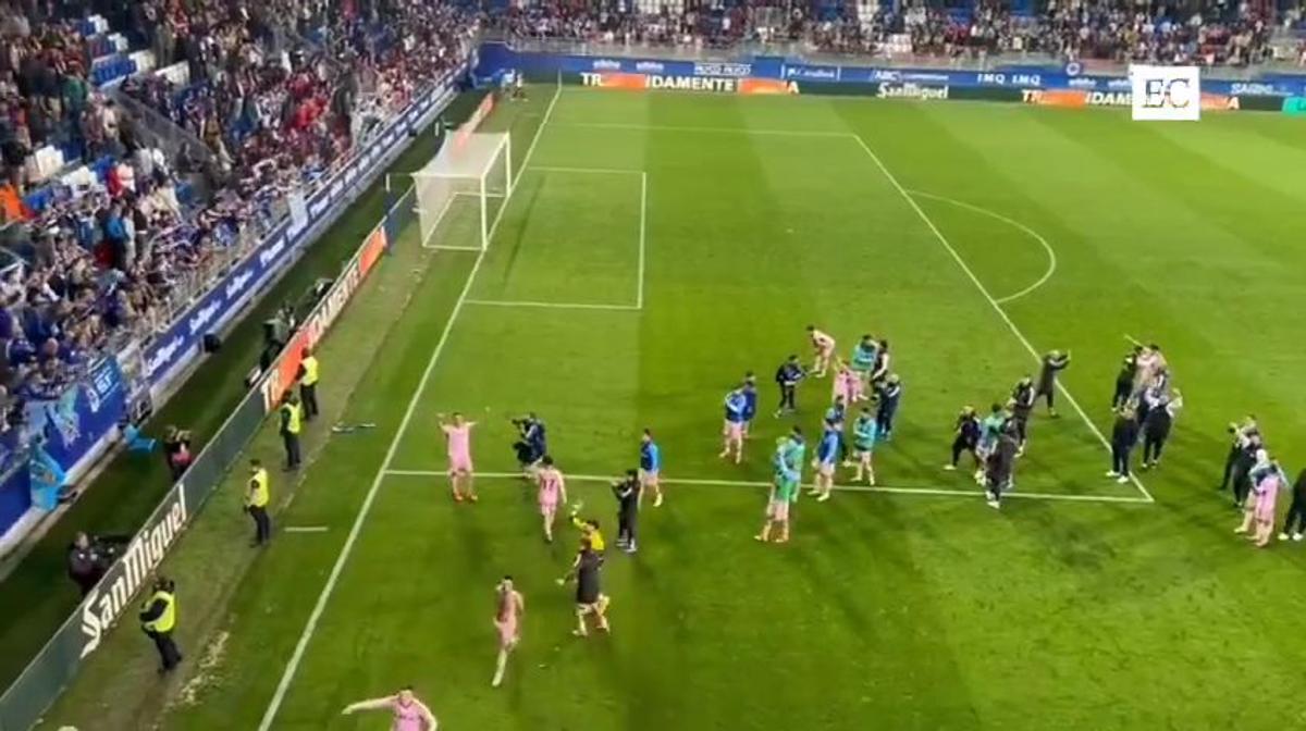 Locura máxima en Ipurúa después de que el Real Oviedo se metiese en 'play off'