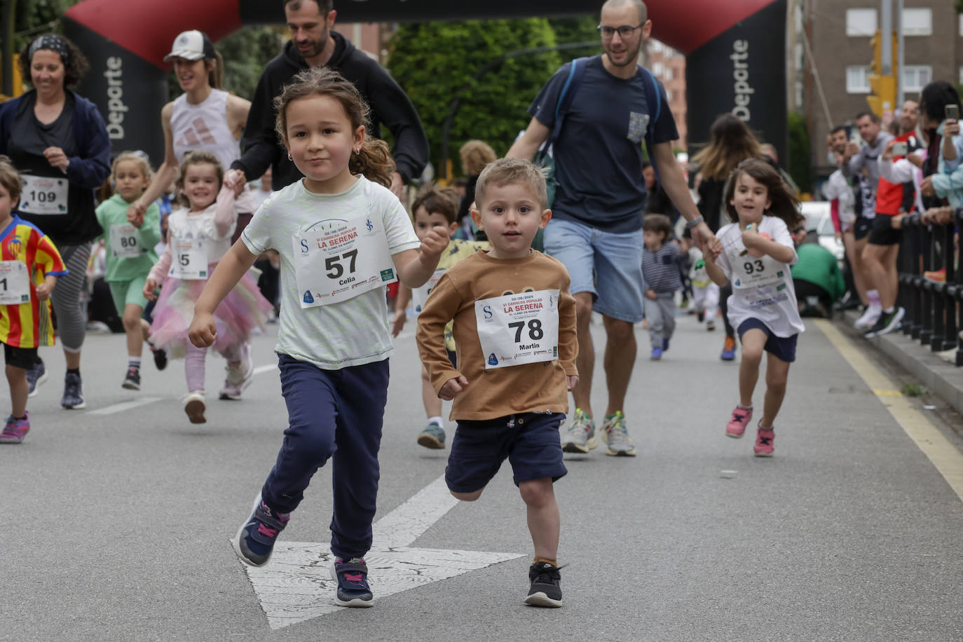 Medio millar de personas en la Carrera Popular Solidaria La Serena-El Llano en Marcha&#039;