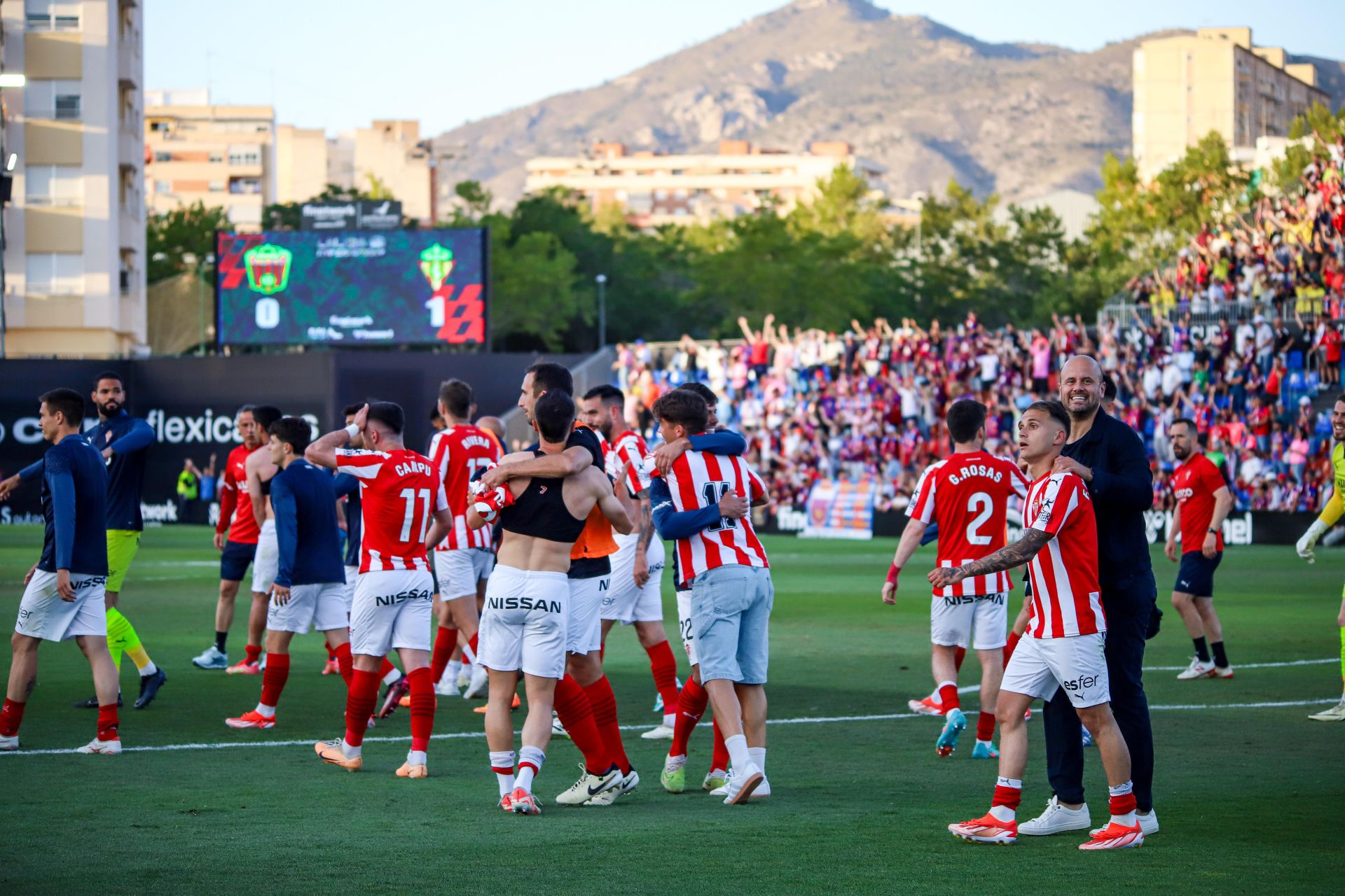 Las mejores imágenes del Eldense - Sporting de Gijón