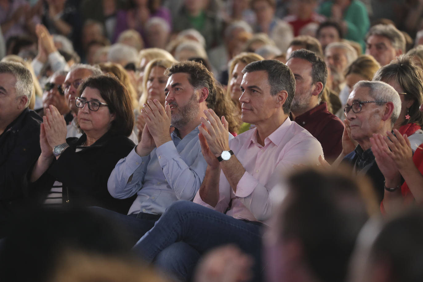 Así ha sido el mitin de Pedro Sánchez en Gijón