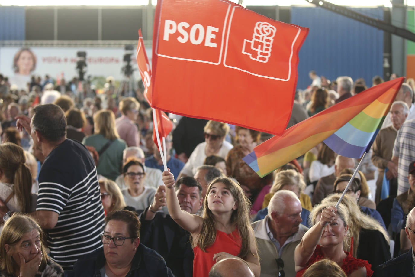 Así ha sido el mitin de Pedro Sánchez en Gijón