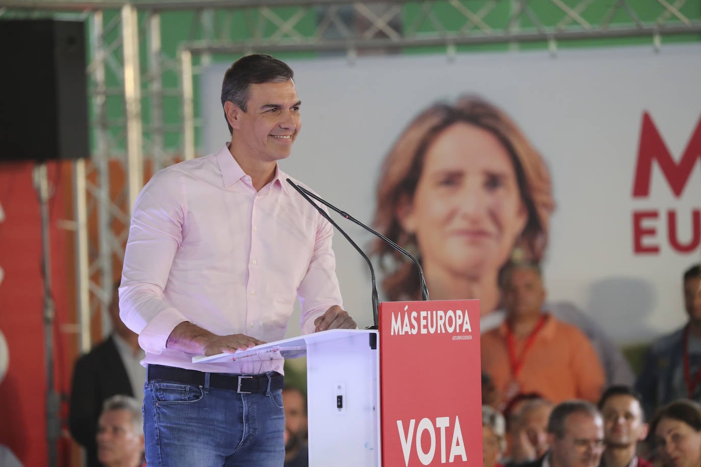 Así ha sido el mitin de Pedro Sánchez en Gijón