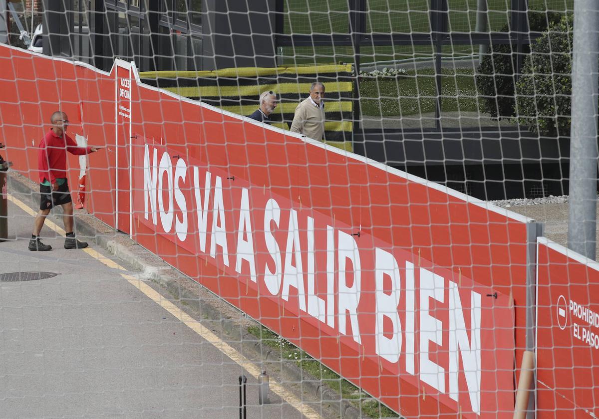 Entrenamiento del Sporting, tras la resaca emocional al entrar en &#039;play off&#039;