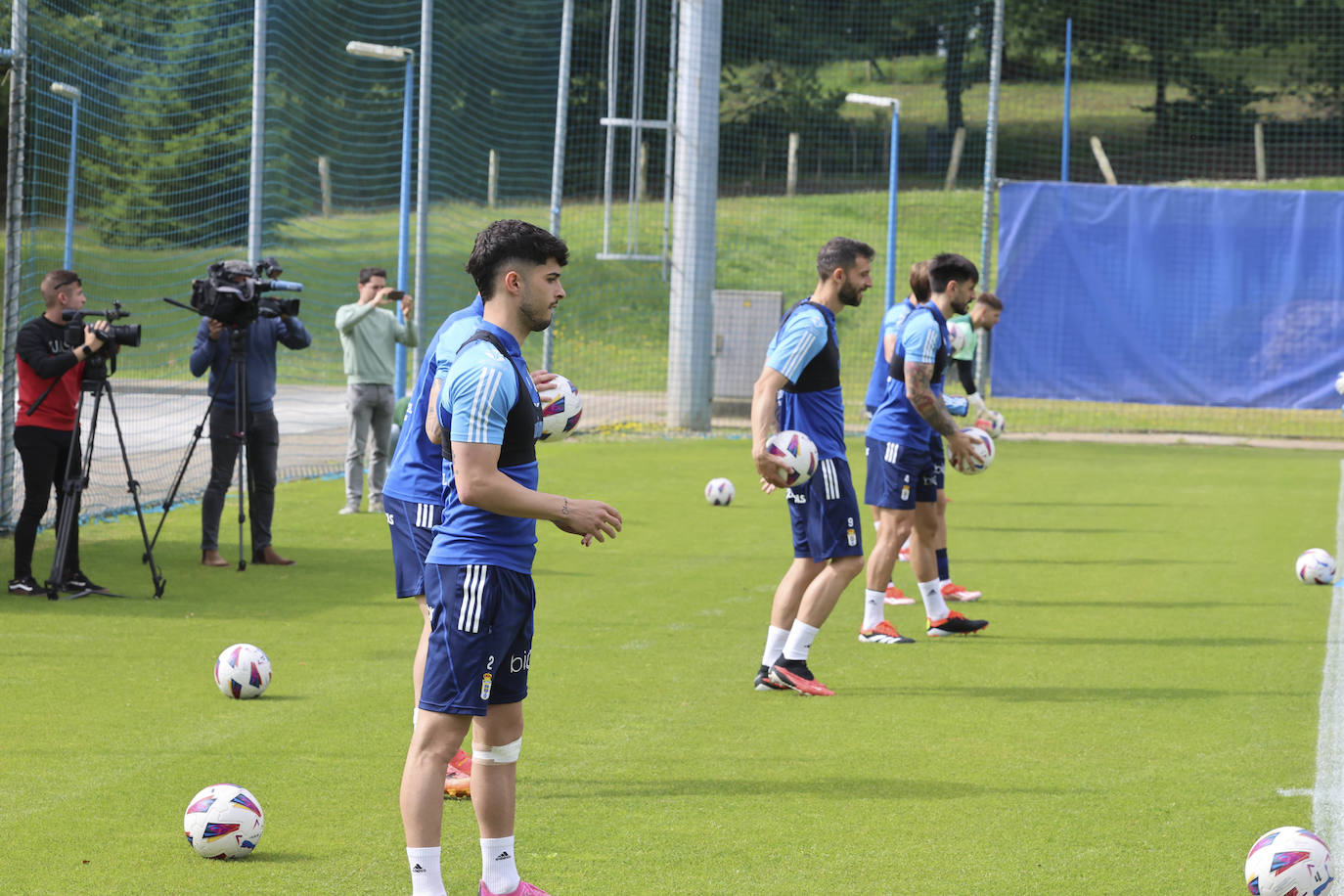 Así ha sido el primer entrenamiento del Oviedo para preparar el &#039;play off&#039; de ascenso