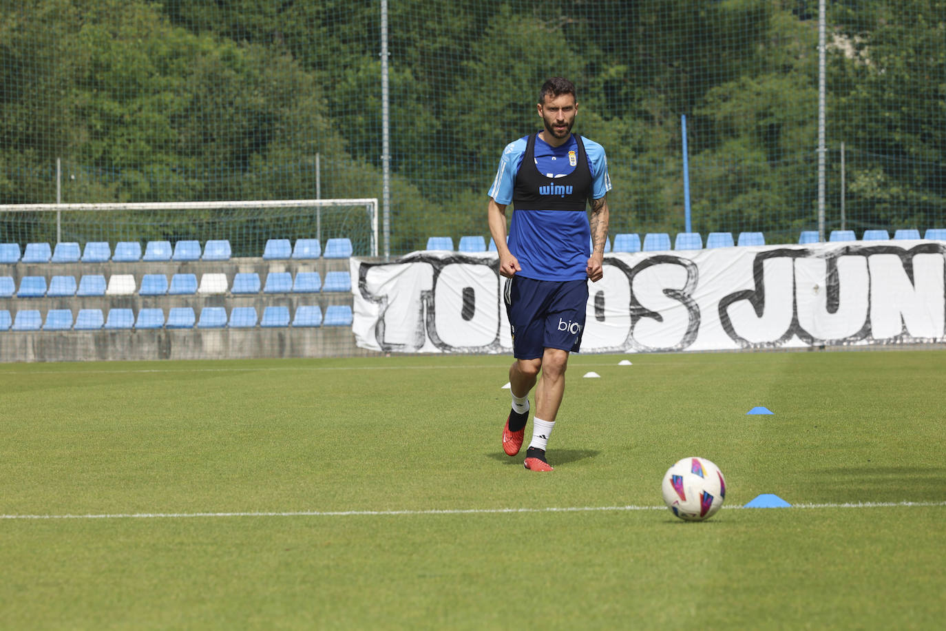 Así ha sido el primer entrenamiento del Oviedo para preparar el &#039;play off&#039; de ascenso