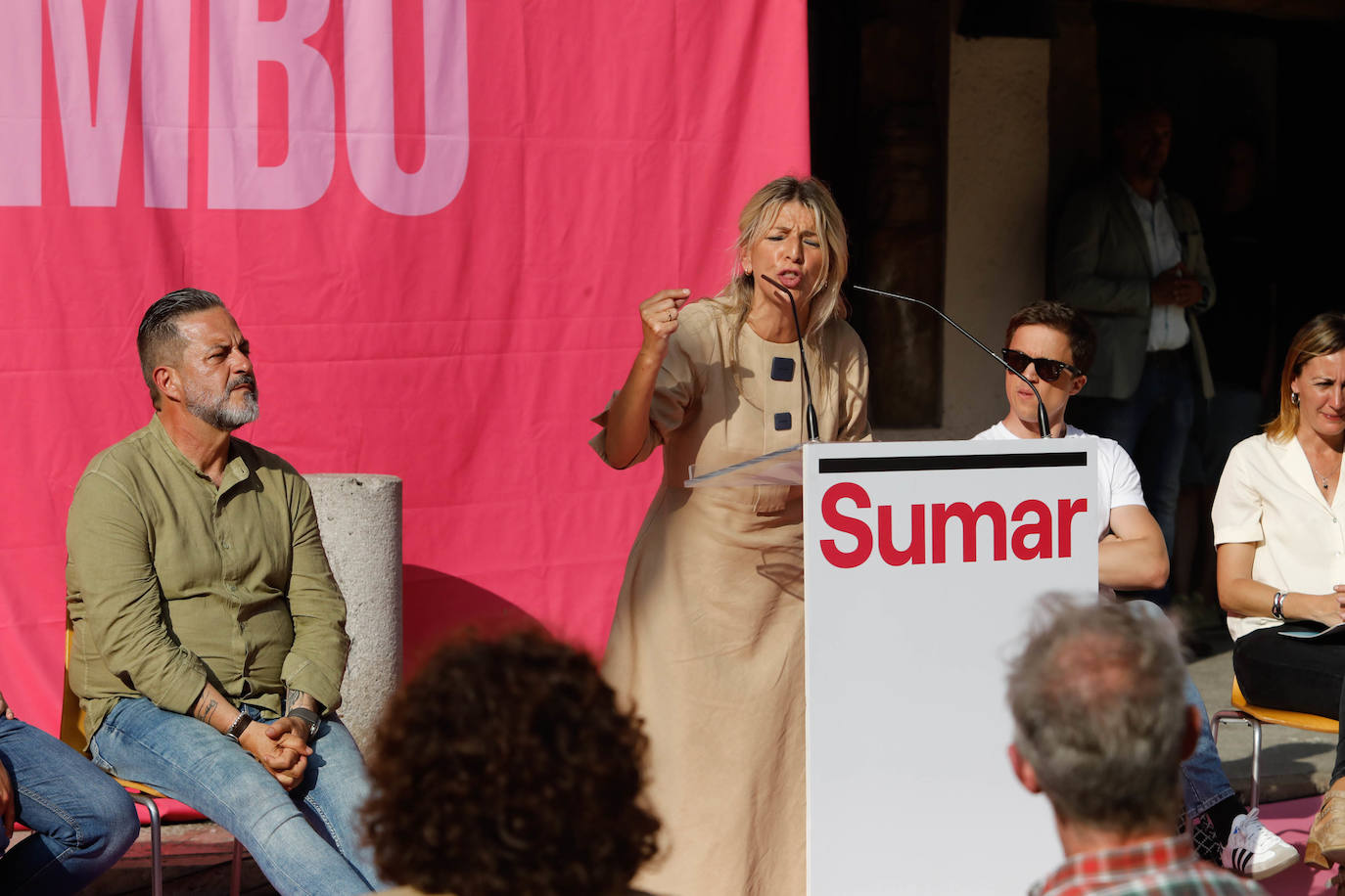 Así ha sido el mitin de Yolanda Díaz por Sumar en Gijón