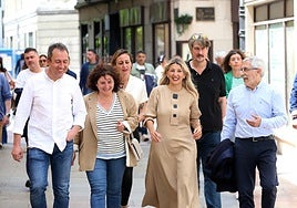 La vicepresidenta del Gobierno, Yolanda Díaz, en Asturias.