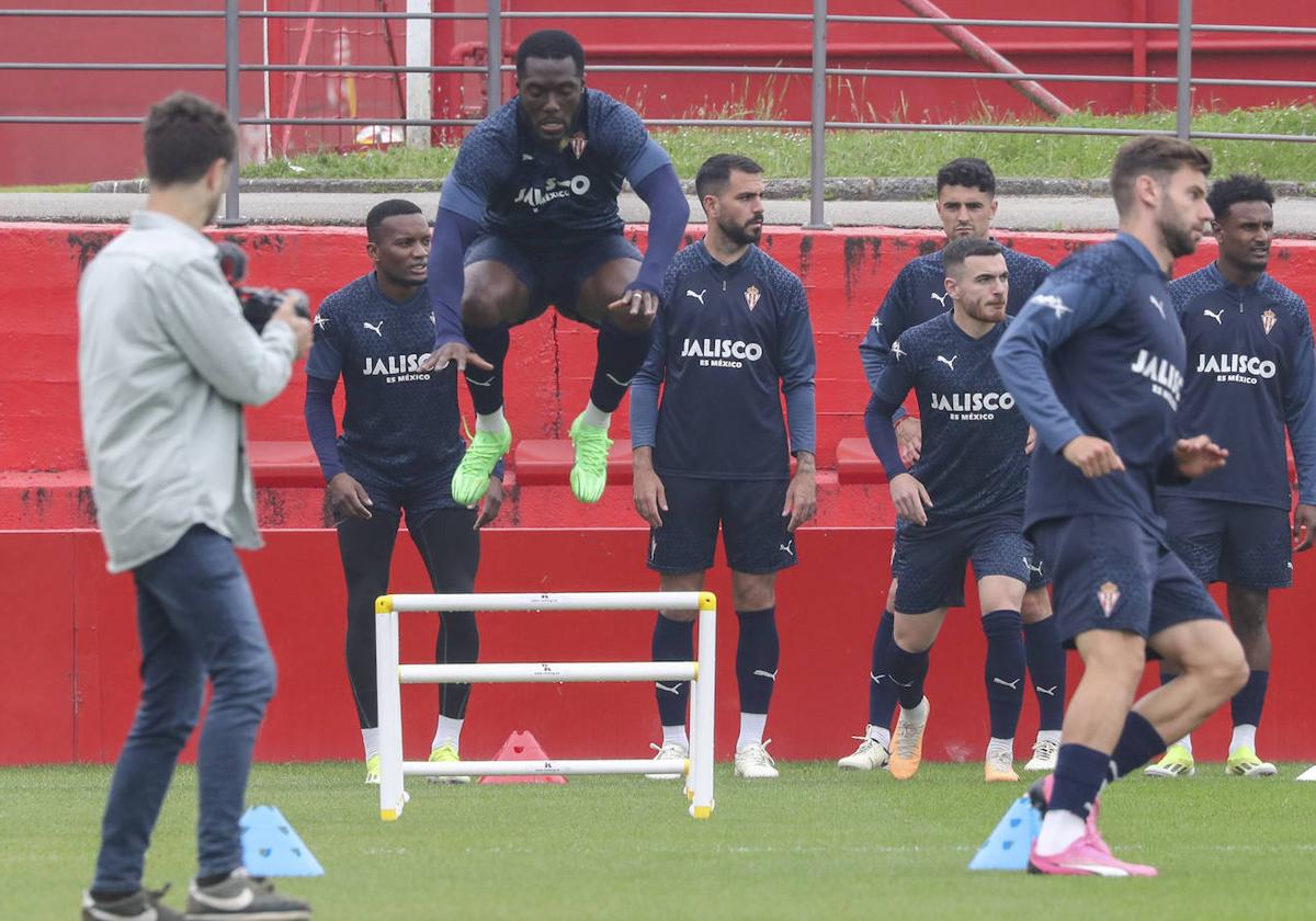 Entrenamiento del Sporting (5/06/2024)