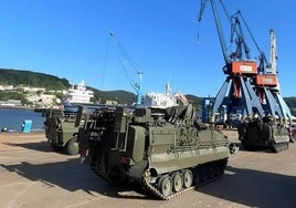 Los Castor, preparados para las maniobras.