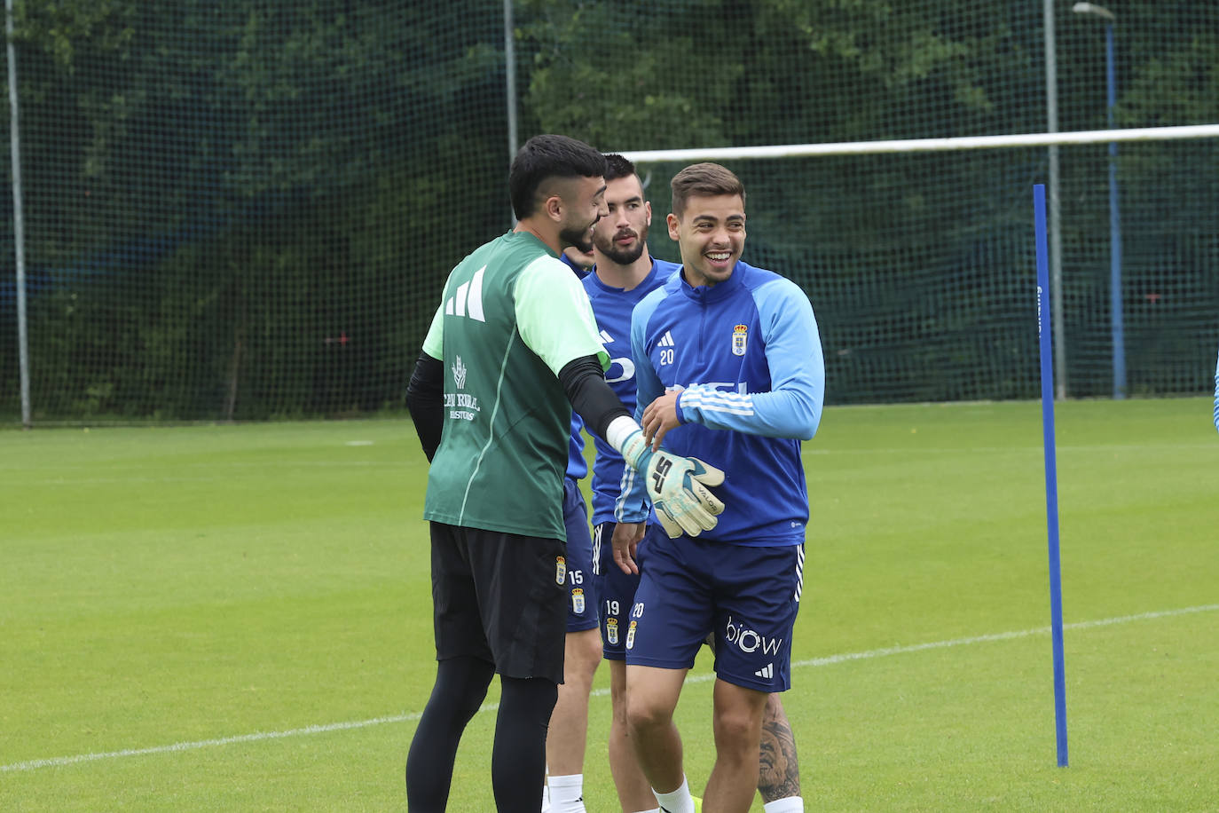 Último entrenamiento del Oviedo antes del primer partido del &#039;play off&#039;