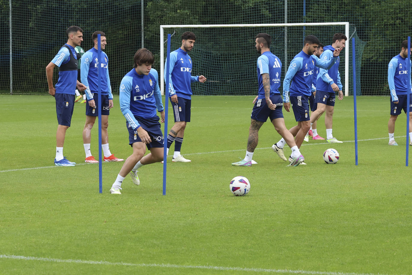 Último entrenamiento del Oviedo antes del primer partido del &#039;play off&#039;