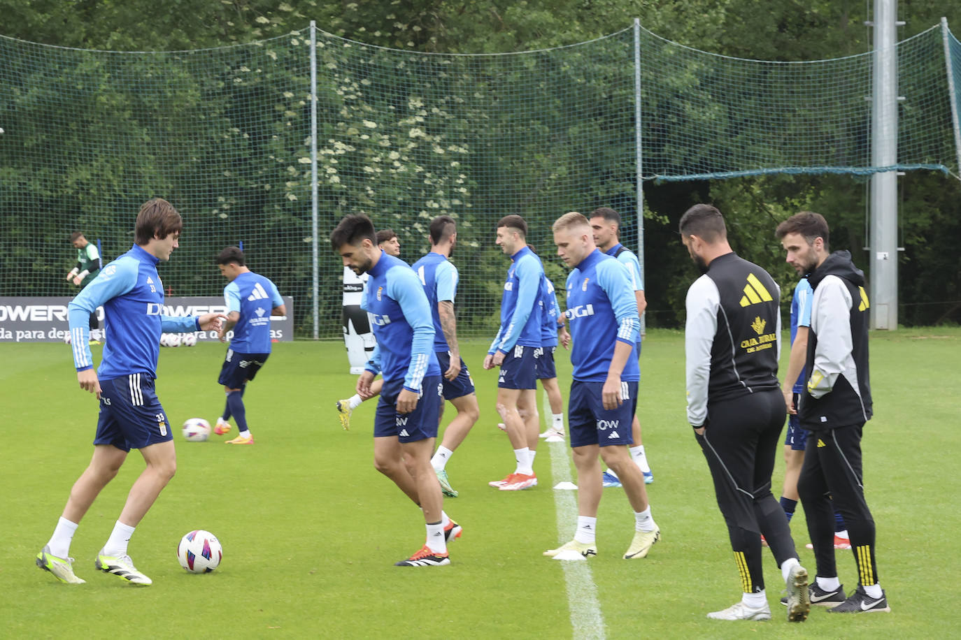 Último entrenamiento del Oviedo antes del primer partido del &#039;play off&#039;