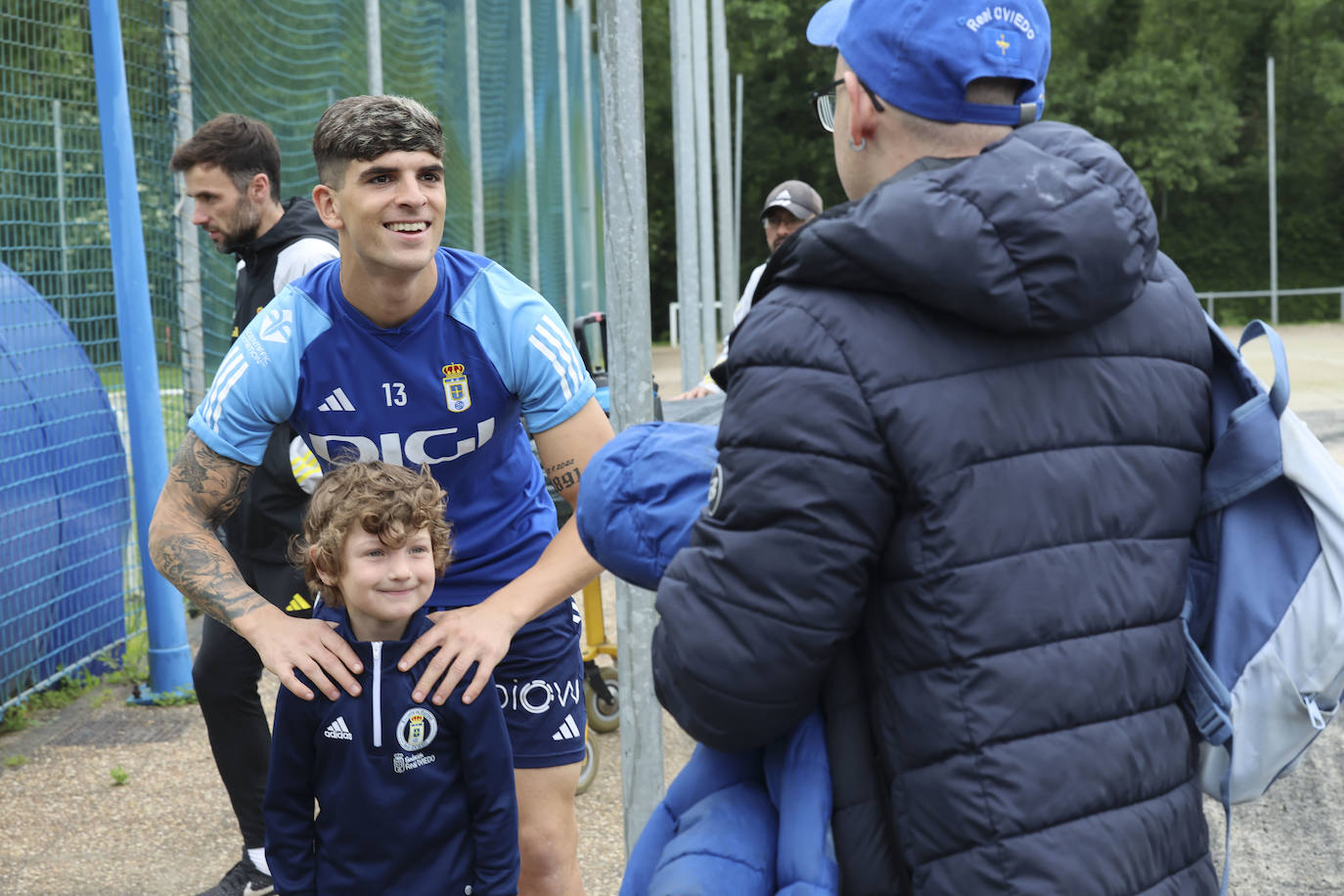 Último entrenamiento del Oviedo antes del primer partido del &#039;play off&#039;