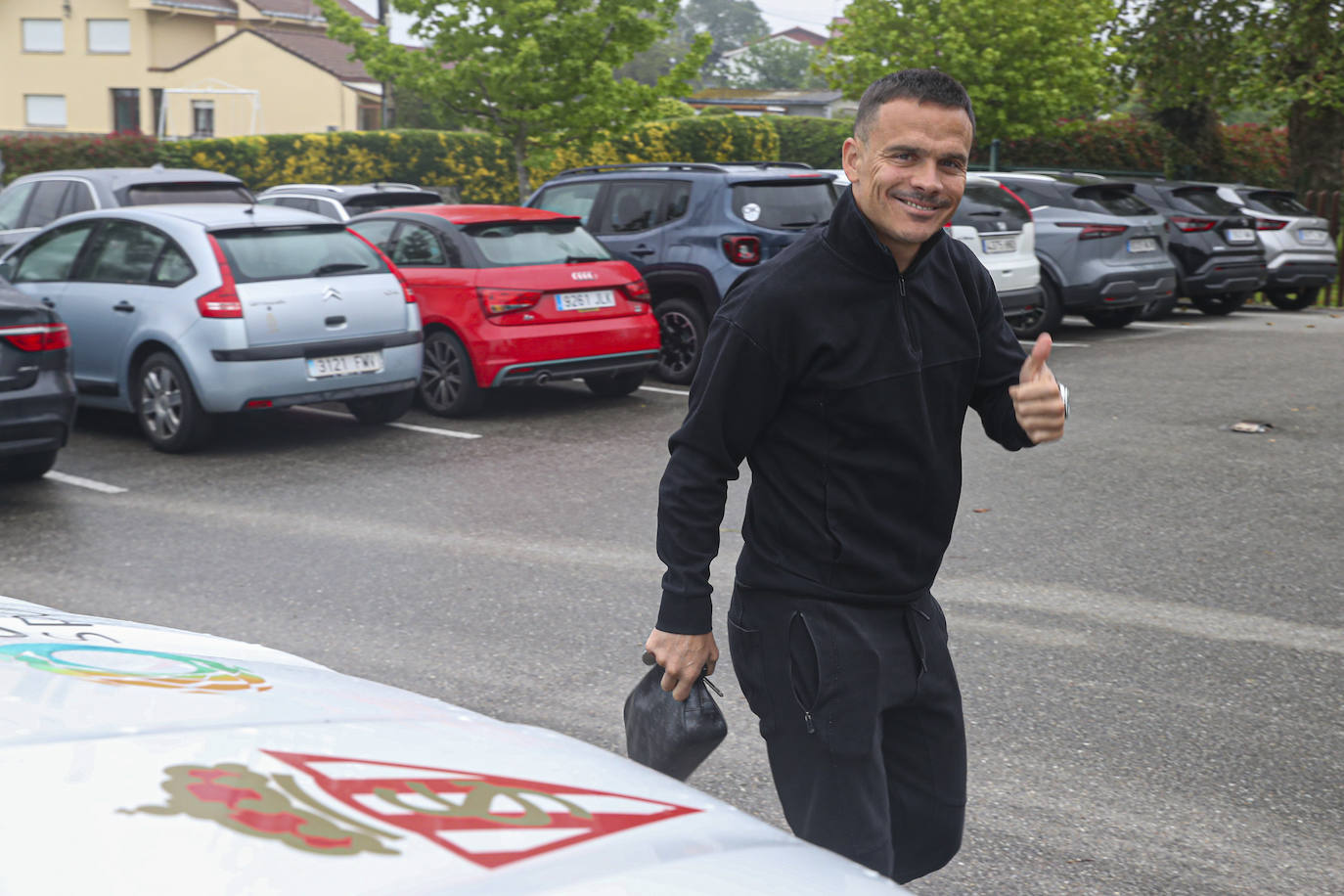 Los jugadores del Sporting se concentran en el hotel Artiem