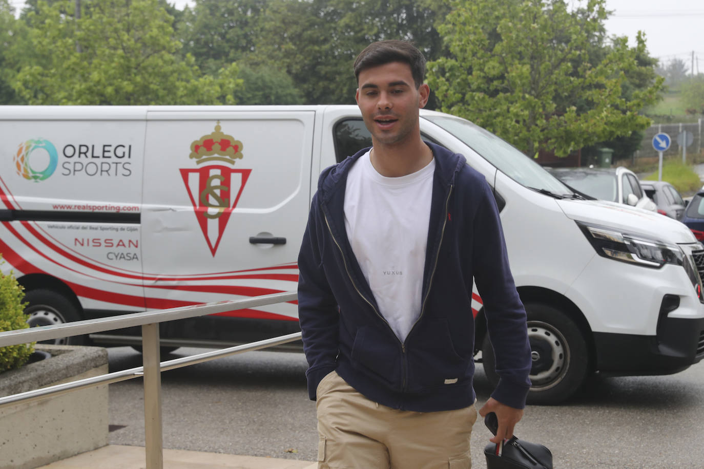 Los jugadores del Sporting se concentran en el hotel Artiem