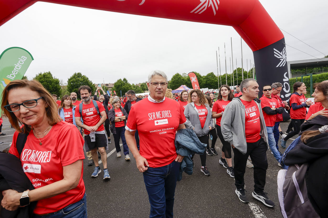 Primera marcha solidaria de Cruz Roja