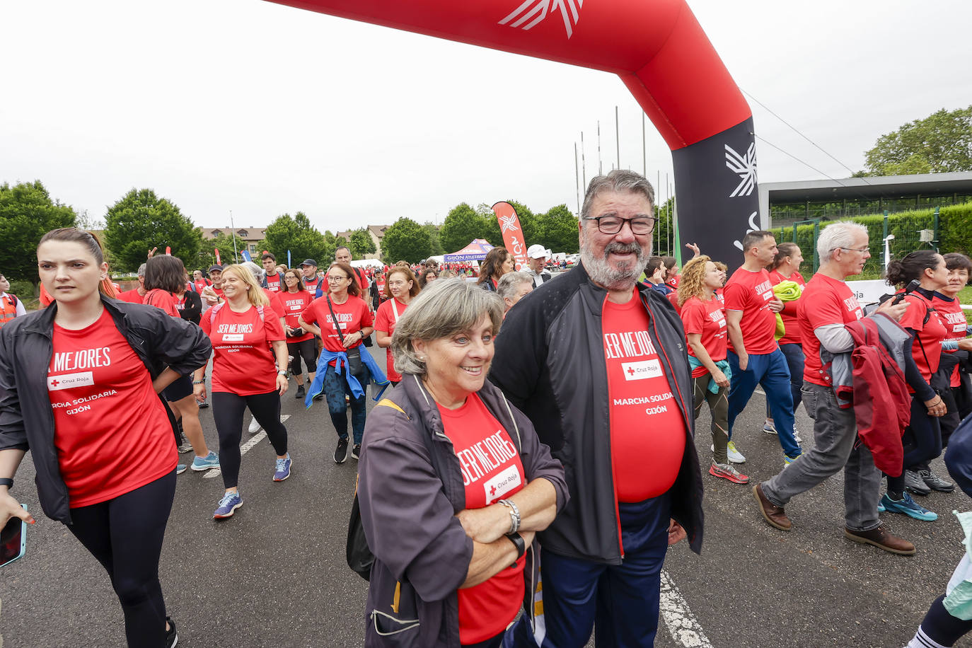 Primera marcha solidaria de Cruz Roja