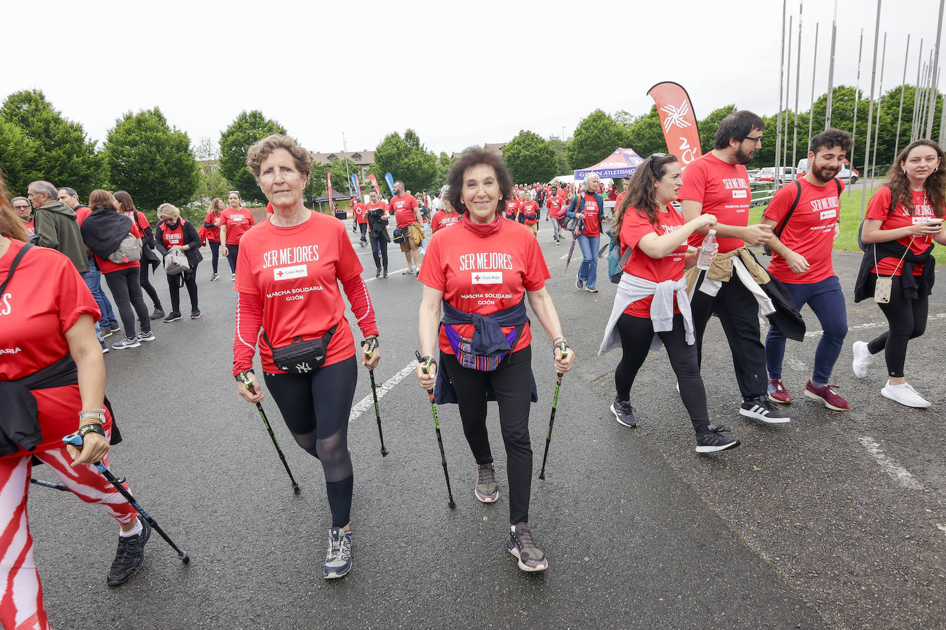 Primera marcha solidaria de Cruz Roja