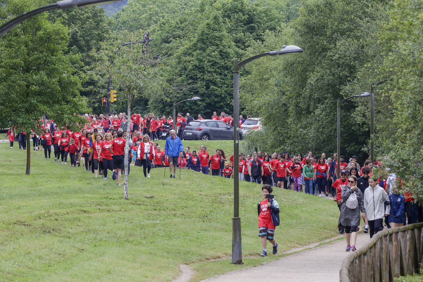 Primera marcha solidaria de Cruz Roja