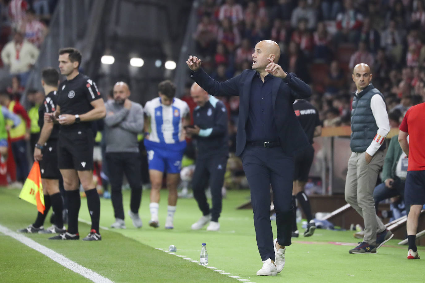 Las mejores imágenes del partido entre el Sporting y el Espanyol