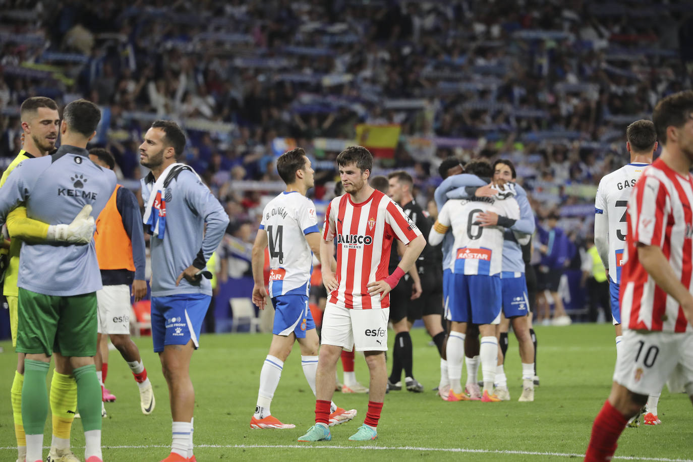 Las mejores imágenes del Espanyol - Sporting