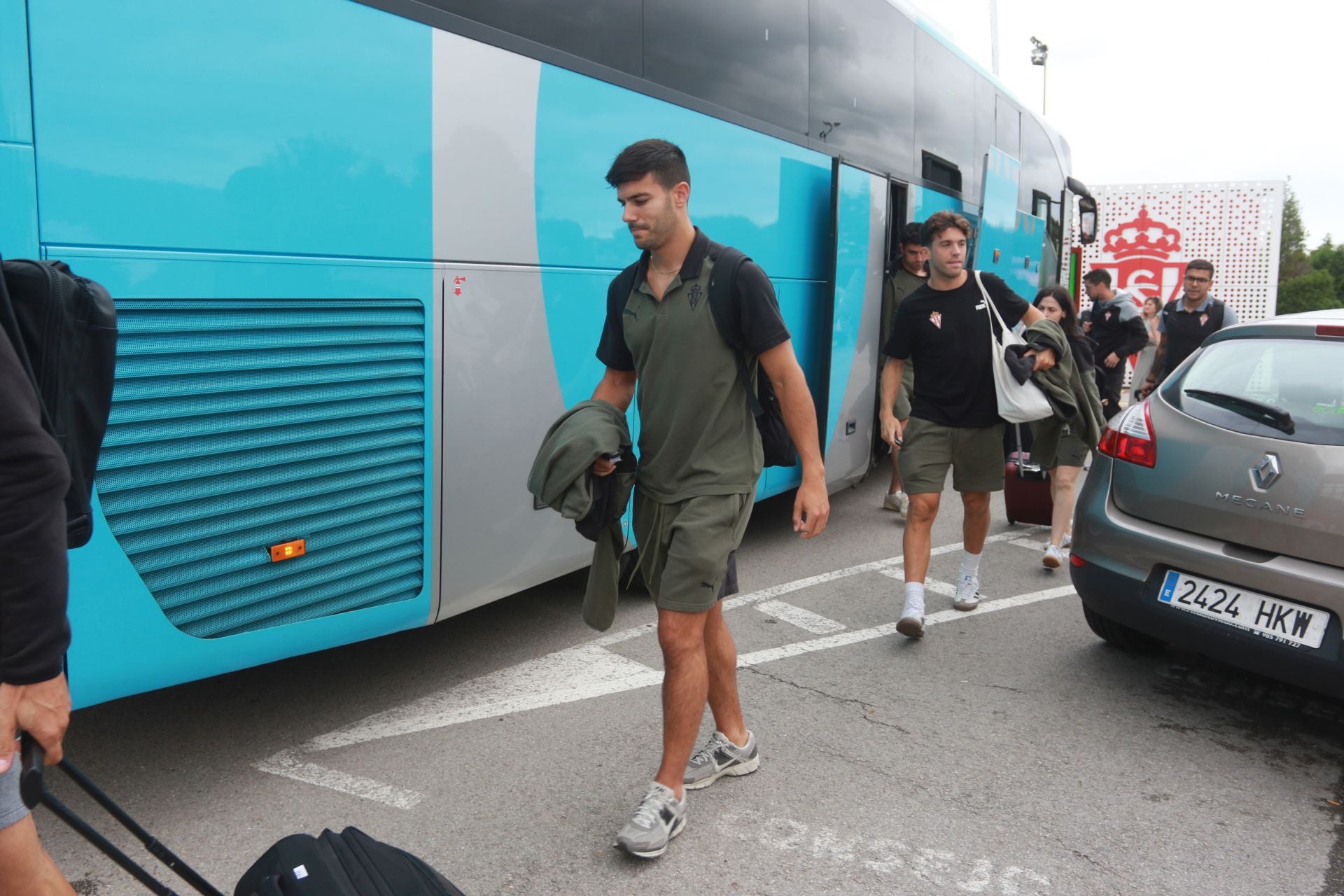 Los jugadores del Sporting se van de vacaciones