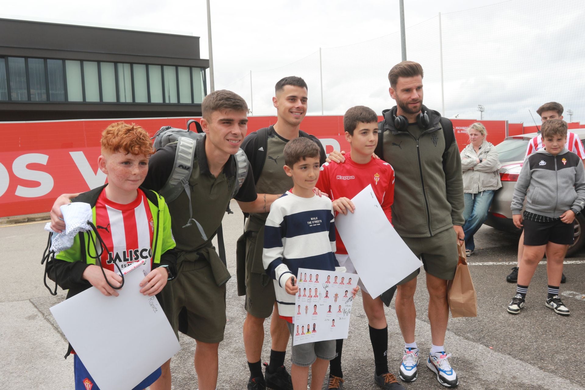 Los jugadores del Sporting se van de vacaciones