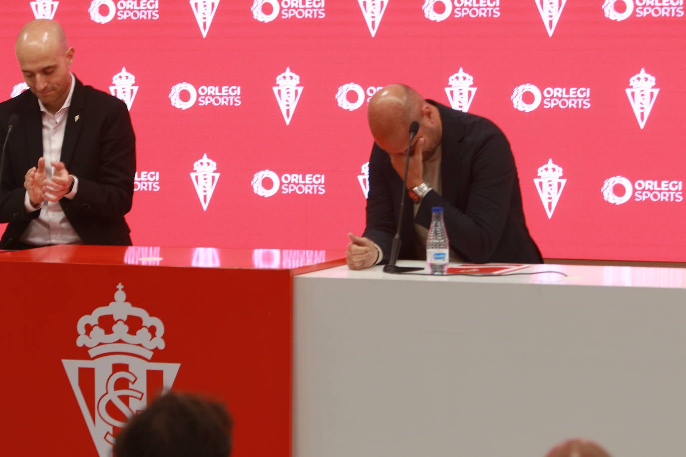 Emotiva despedida a Miguel Ángel Ramírez como entrenador del Sporting