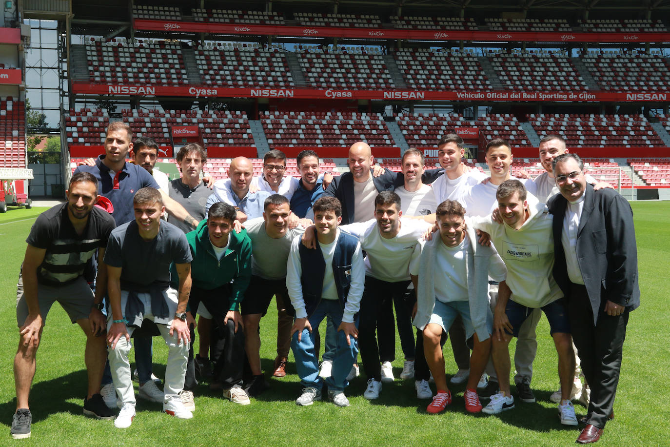 Emotiva despedida a Miguel Ángel Ramírez como entrenador del Sporting