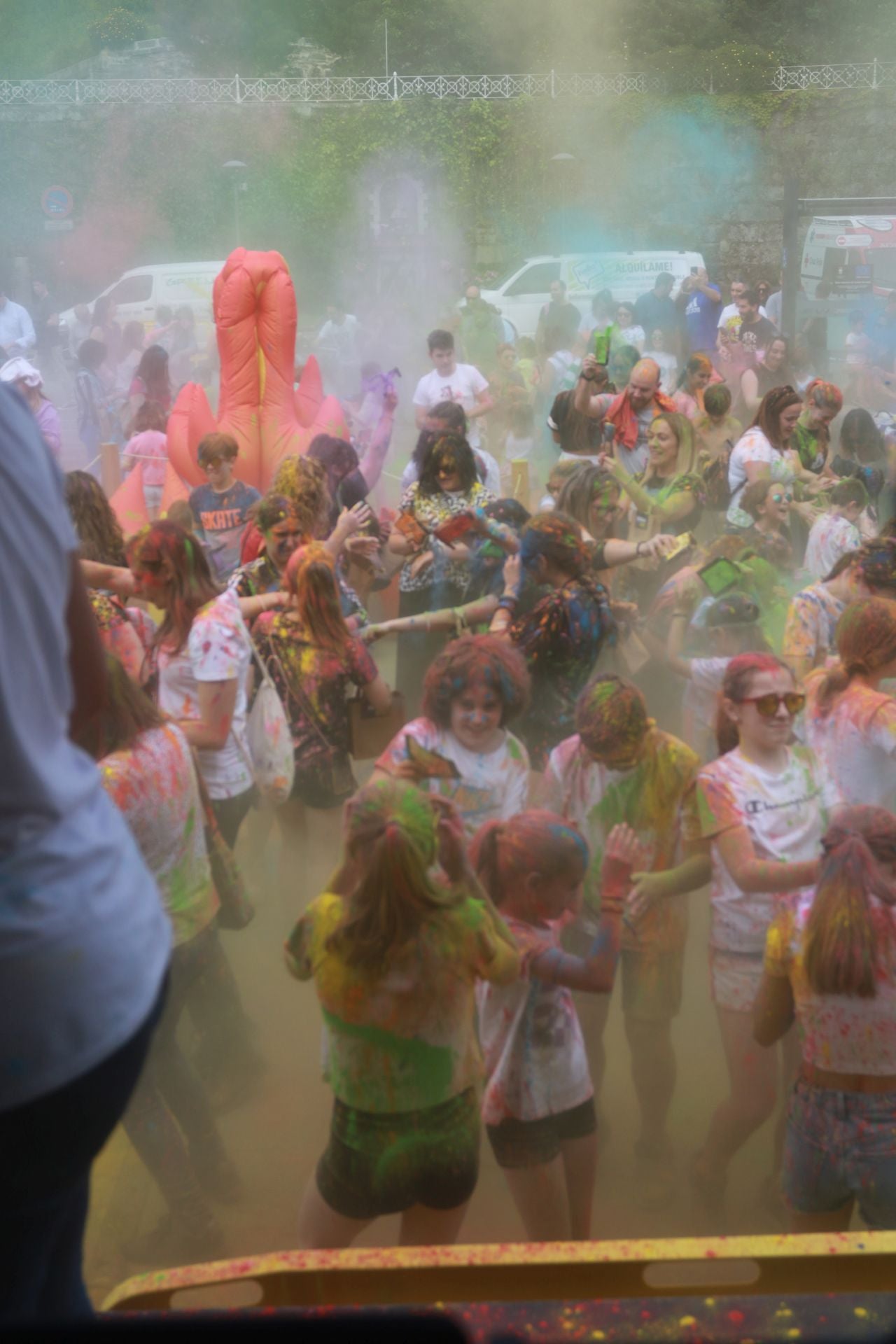 Colores para la foguerina de San Xuan en Mieres