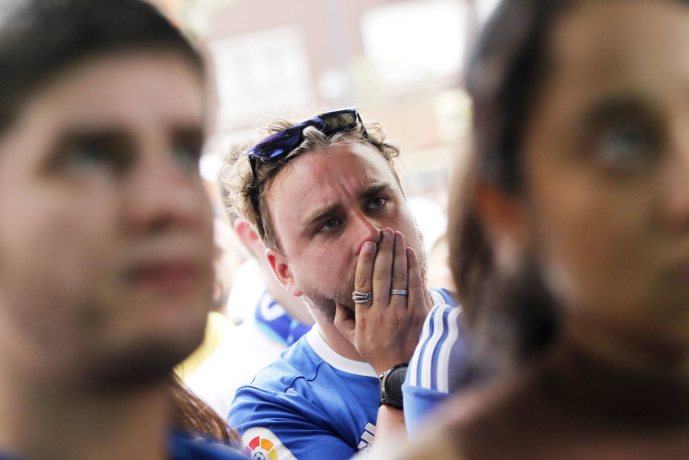 Los bares de Oviedo, a rebosar durante el partido