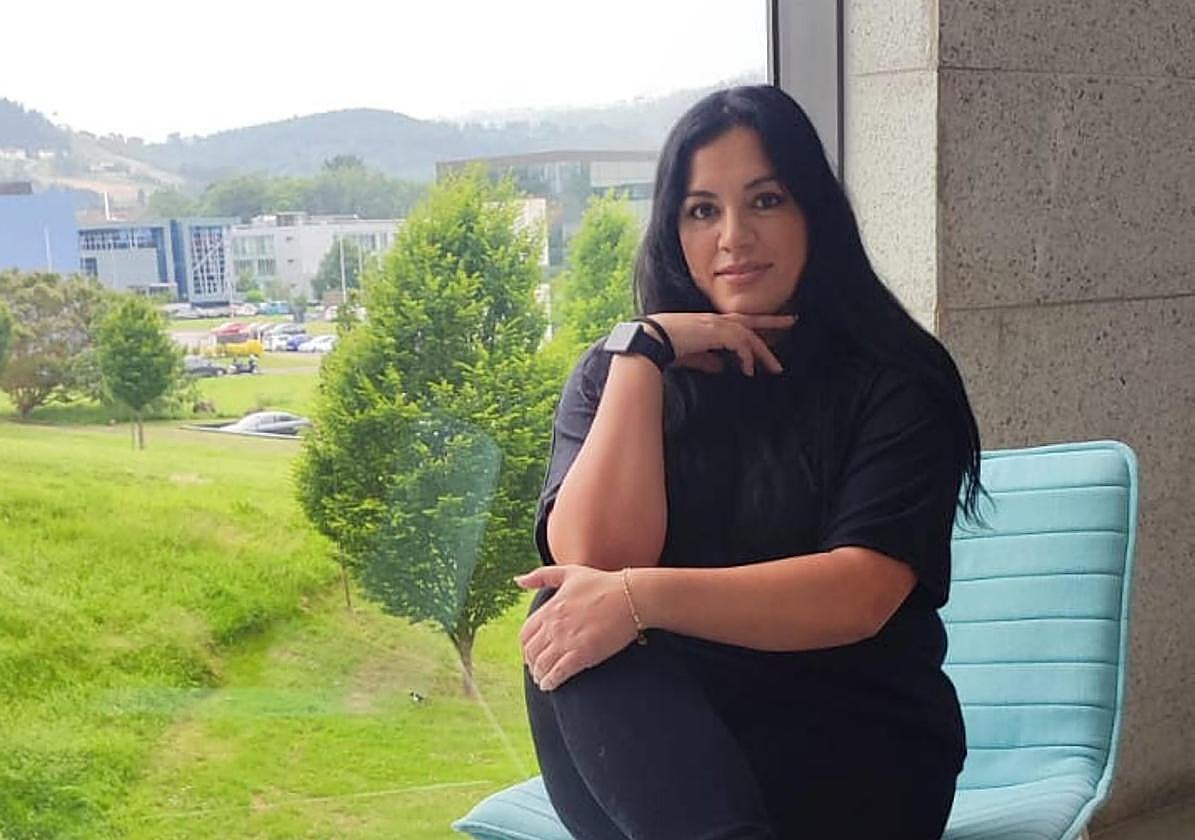 Tamara Fernández en las instalaciones de su empresa.