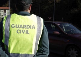 Un control de la Guardia Civil.