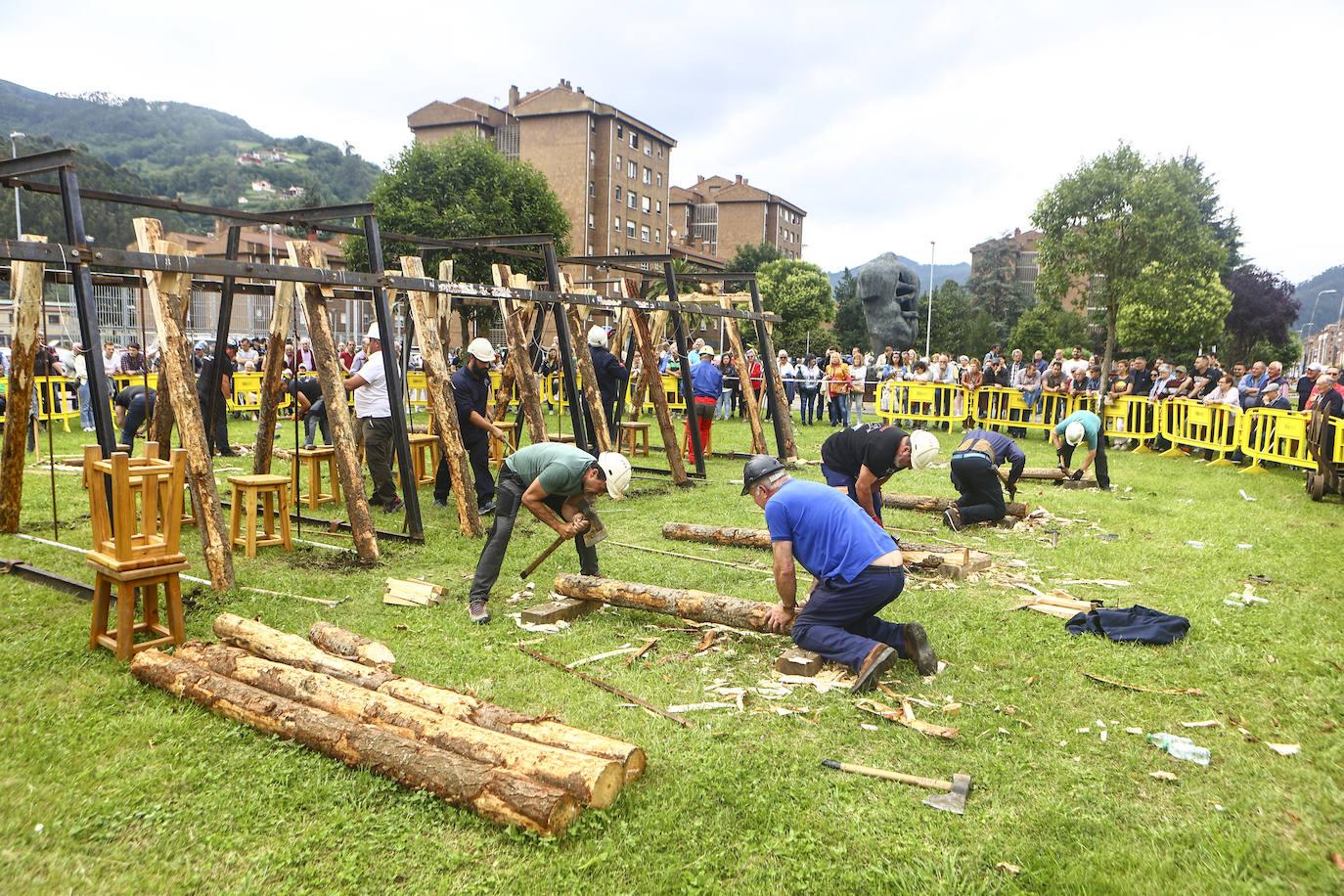 Concurso de entibadores en Mieres