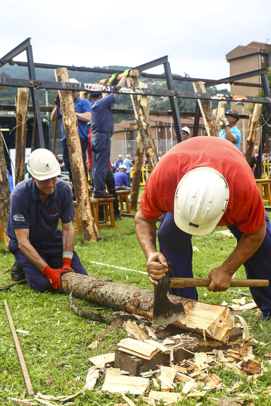 Concurso de entibadores en Mieres