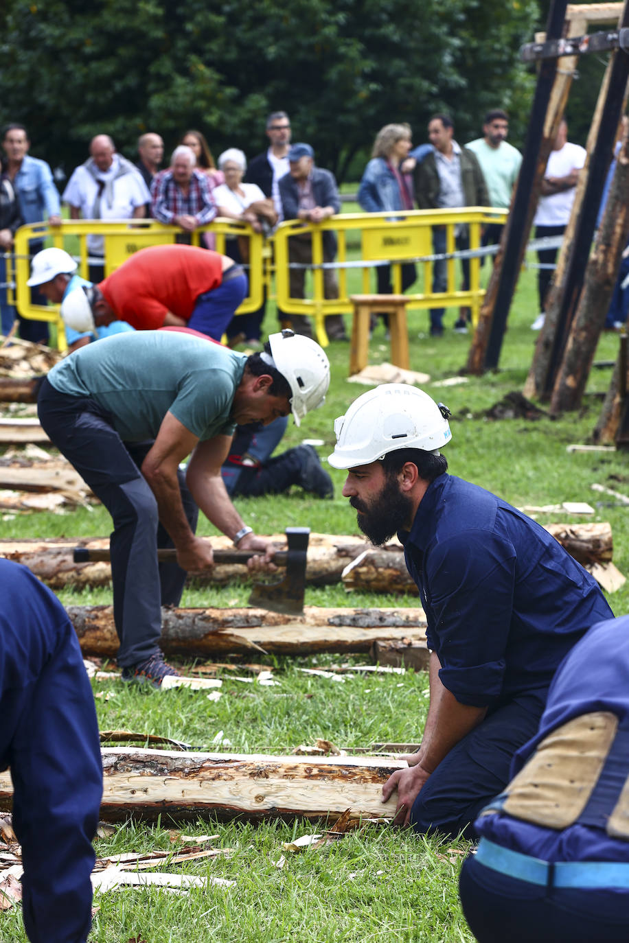 Concurso de entibadores en Mieres