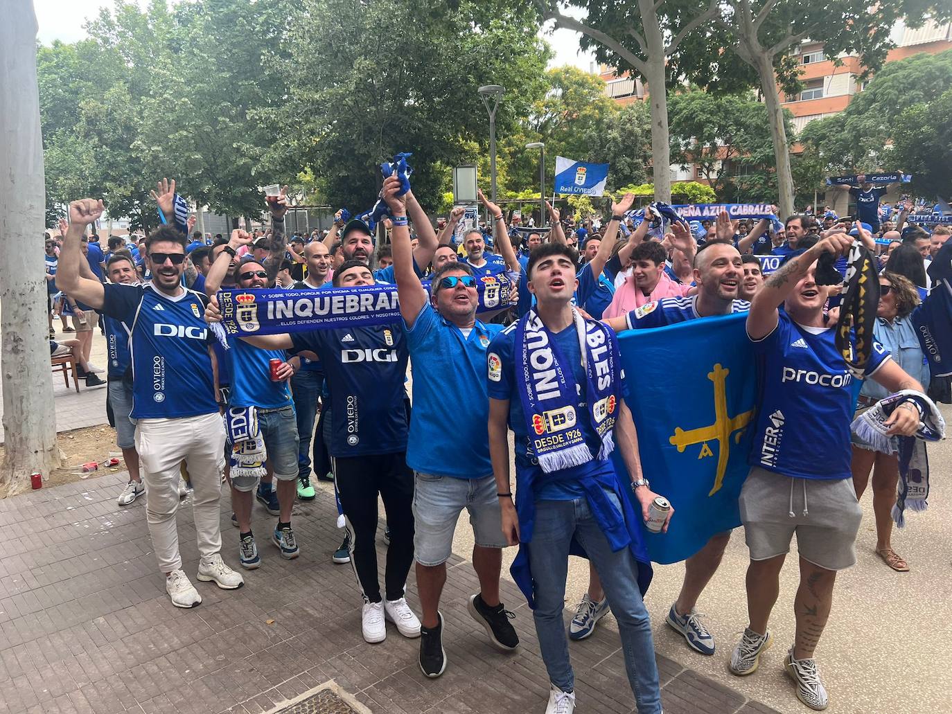 Espanyol-Real Oviedo | Marea azul en Barcelona