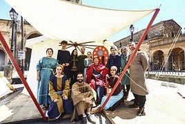 Las actividades de recreación del 'Primer peregrino' en la pasada edición.