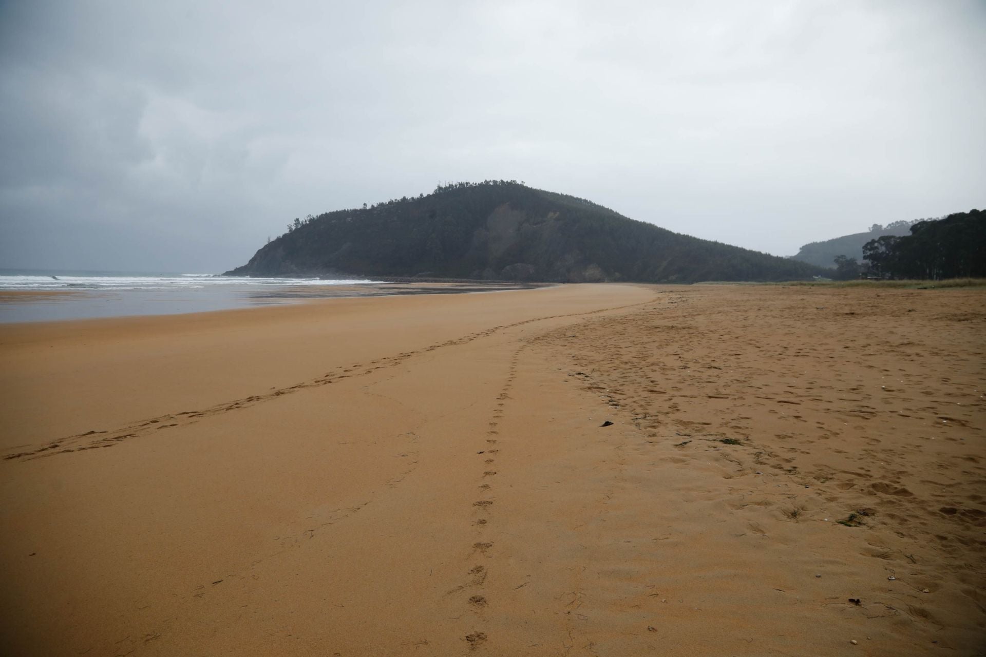 La playa de Rodiles, en Villaviciosa.