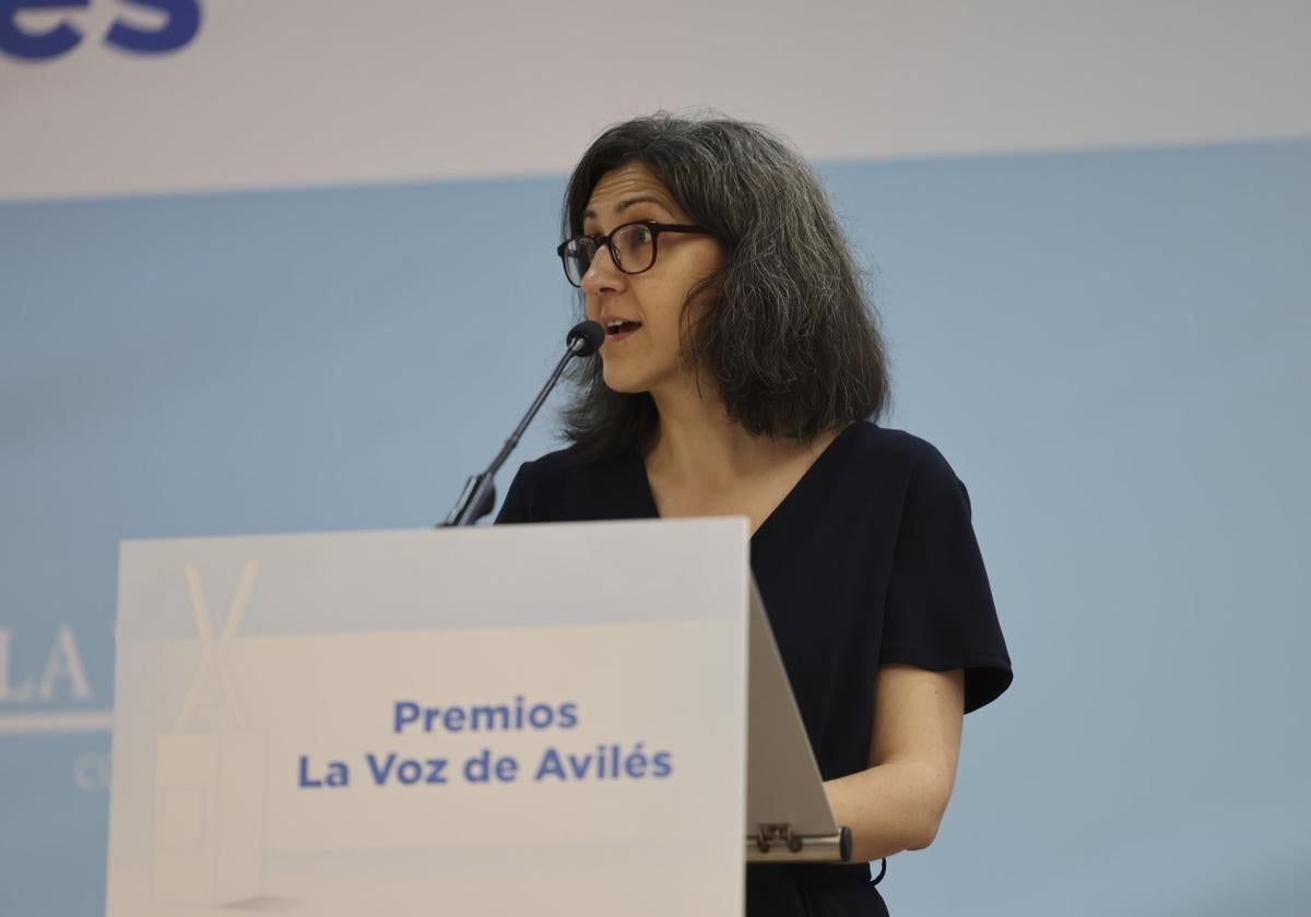 La jefa de Redacción de LA VOZ,Ruth Arias.