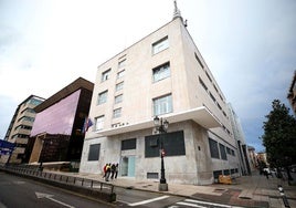 Instalaciones donde se ubicará el nuevo Juzgado de lo Mercantil en Oviedo.