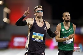 Husillos celebra la victoria ante un Cañal que entró segundo.