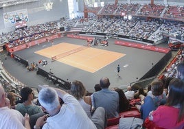 Partido de Pablo Carreño contra Arthur Rinderknech en cuartos de final del Gijón Open de 2022.