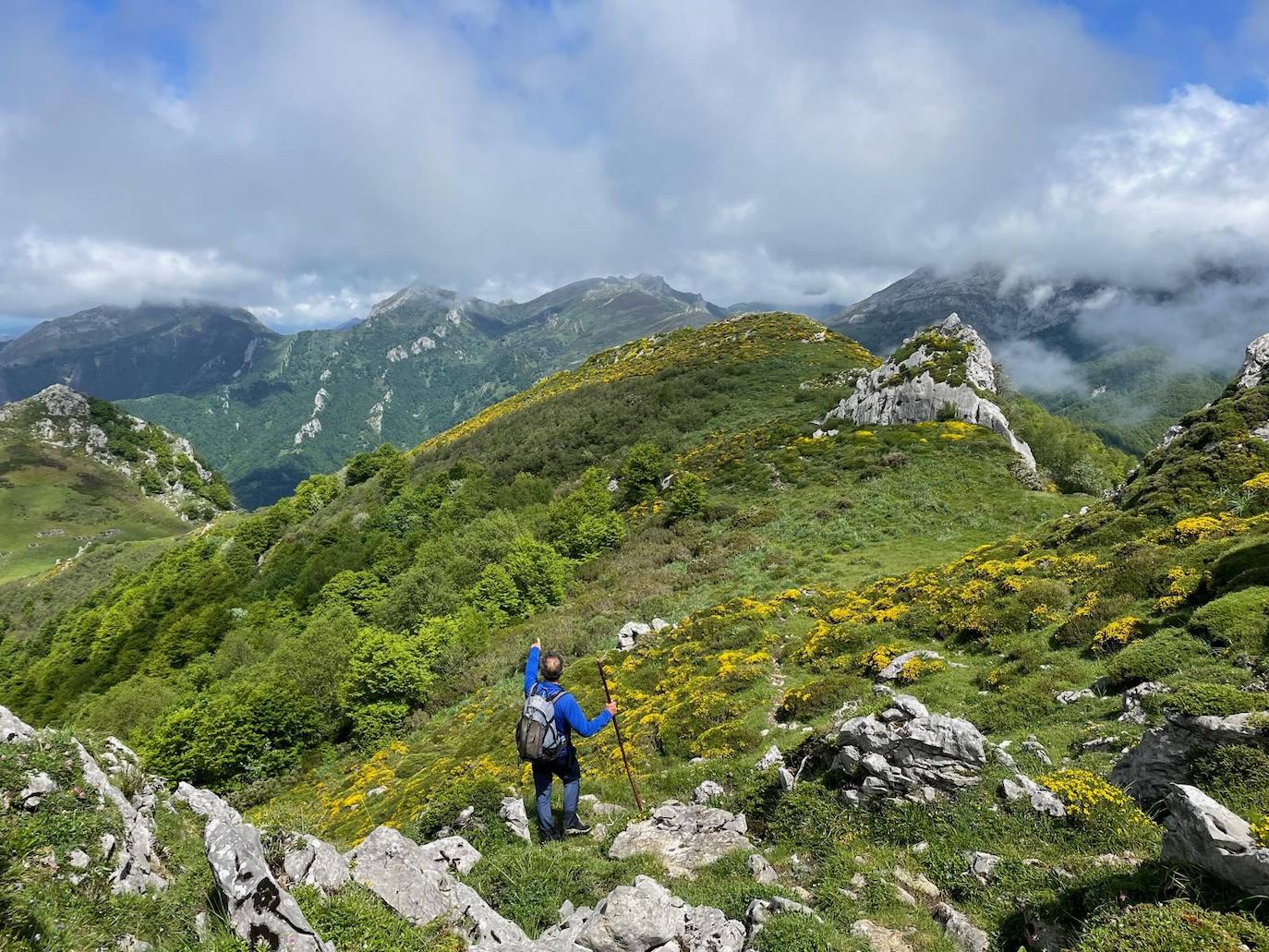 Entre bosques asturianos: los paisajes de la ruta a las cumbres del Maciedome y el Tiatordos