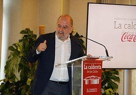 Benjamín Lana, presidente de la División de Gastronomía de grupo Vocento, durante su intervención.
