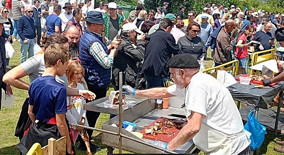 Repartode lasraciones decordero.