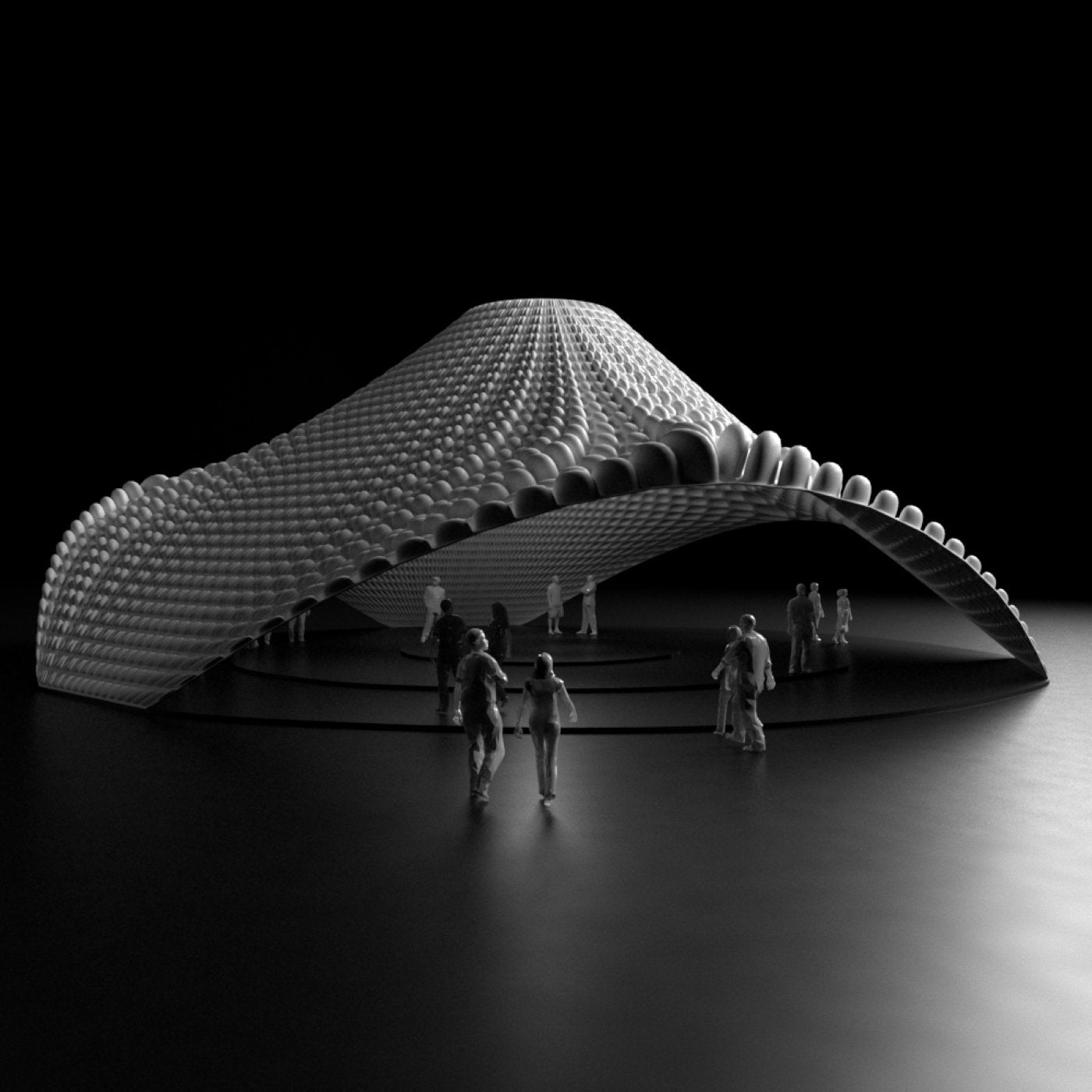 Uno de los nueve universos virtuales propuestos para la exposición.